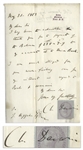 Charles Darwin Autograph Letter Signed From 1863, Shortly After Fertilisation of Orchids Was Published